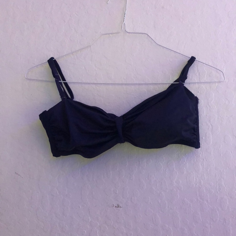 Navy Blue Bikini Top